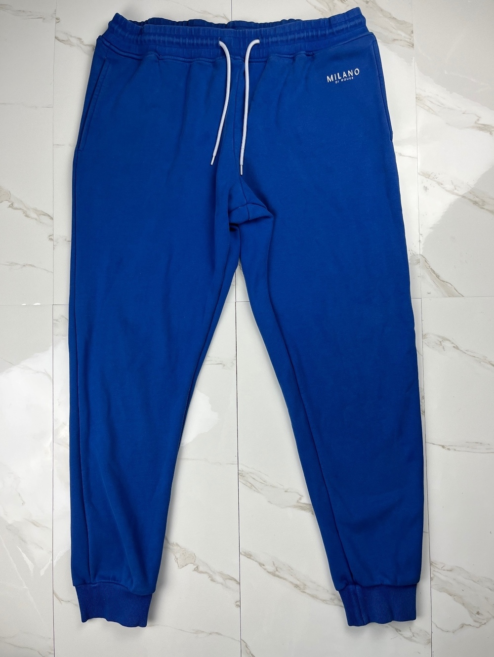 Milano di Rouge Blue Jogger Sweatpants Size M Casual